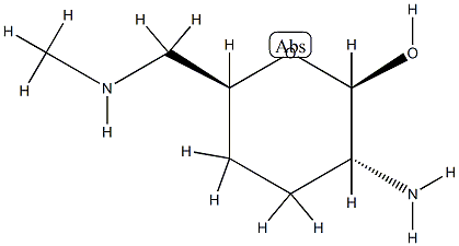 beta-D-erythro-Hexopyranose, 2-amino-2,3,4,6-tetradeoxy-6-(methylamino)- (9CI) CAS#: 779273-04-0