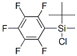 chloro(1,1-dimethylethyl)methyl(pentafluorophenyl)silane CAS#: 73000-03-0