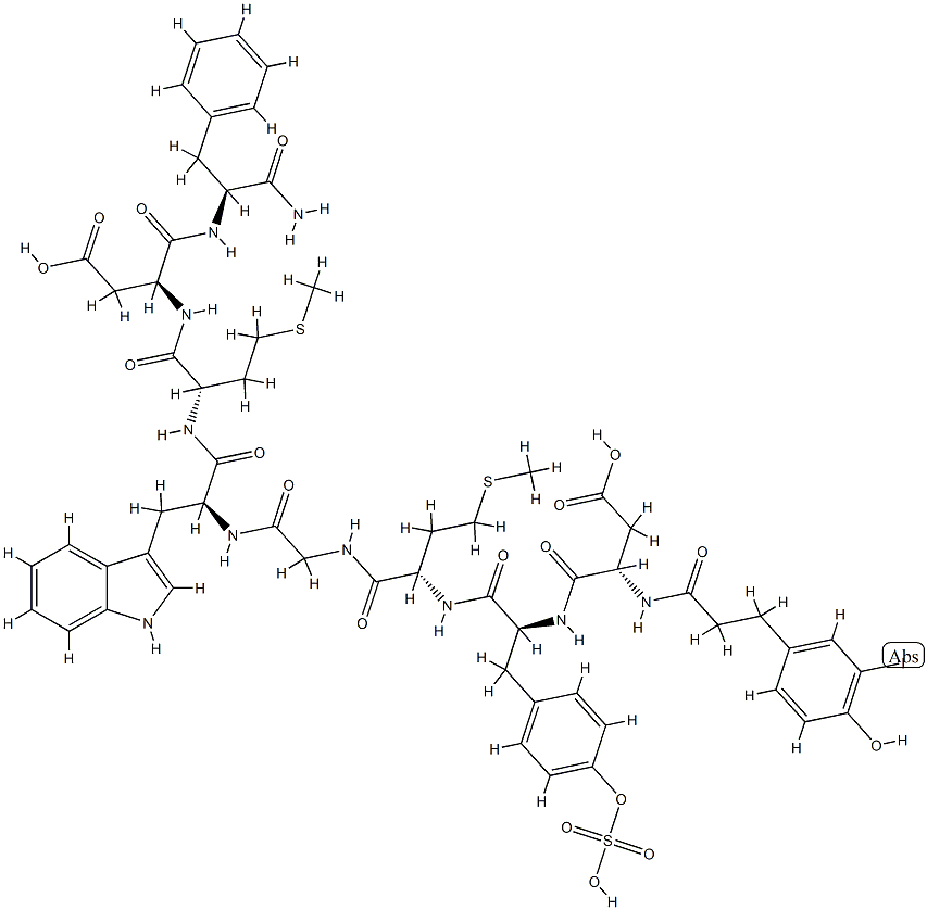 cholecystokinin octapeptide, des-NH2-Tyr CAS#: 79672-08-5