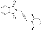 cis-N-(4-(2,6-Dimethylpiperidino)but-2-ynyl)phthalimide CAS#: 74484-72-3