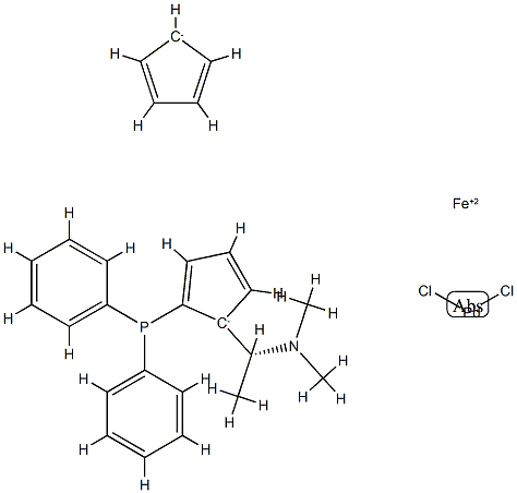 dichloropalladium-N,N-dimethyl-1-diphenylphosphinoferrocen CAS#: 76374-09-9