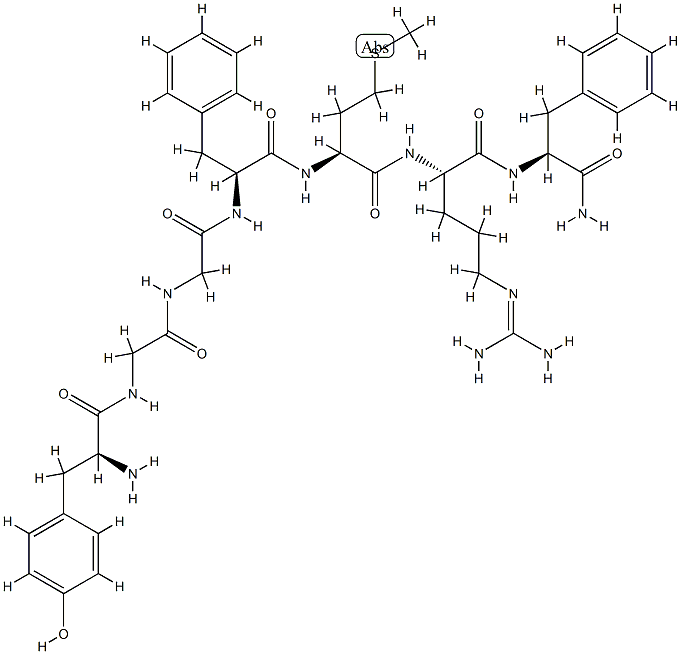 enkephalin-Met, Arg(6)-PheNH2(7)- CAS#: 78761-61-2