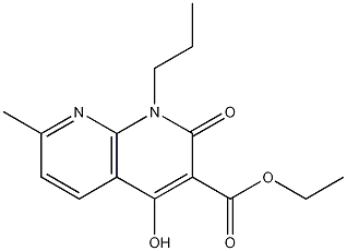 ethyl 4-hydroxy-7-methyl-2-oxo-1-propyl-1,2-dihydro-1,8-naphthyridine-3-carboxylate CAS#: 76336-00-0