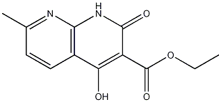 ethyl 4-hydroxy-7-methyl-2-oxo-1,2-dihydro-1,8-naphthyridine-3-carboxylate CAS#: 76336-15-7