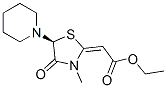ethyl (S)-(3-methyl-4-oxo-5-piperidin-1-ylthiazolidin-2-ylidene)acetate CAS#: 76333-71-6