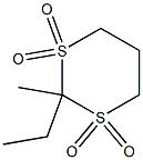 m-Dithiane, 2-ethyl-2-methyl-, 1,1,3,3-tetraoxide (5CI) CAS#: 735288-58-1
