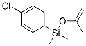 (p-Chlorophenyl)-isopropenoxy-dimethylsilane CAS#: 73316-55-9