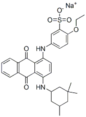 sodium 5-[[9,10-dihydro-9,10-dioxo-4-[(3,3,5-trimethylcyclohexyl)amino]-1-anthryl]amino]-2-ethoxybenzenesulphonate CAS#: 79135-79-8