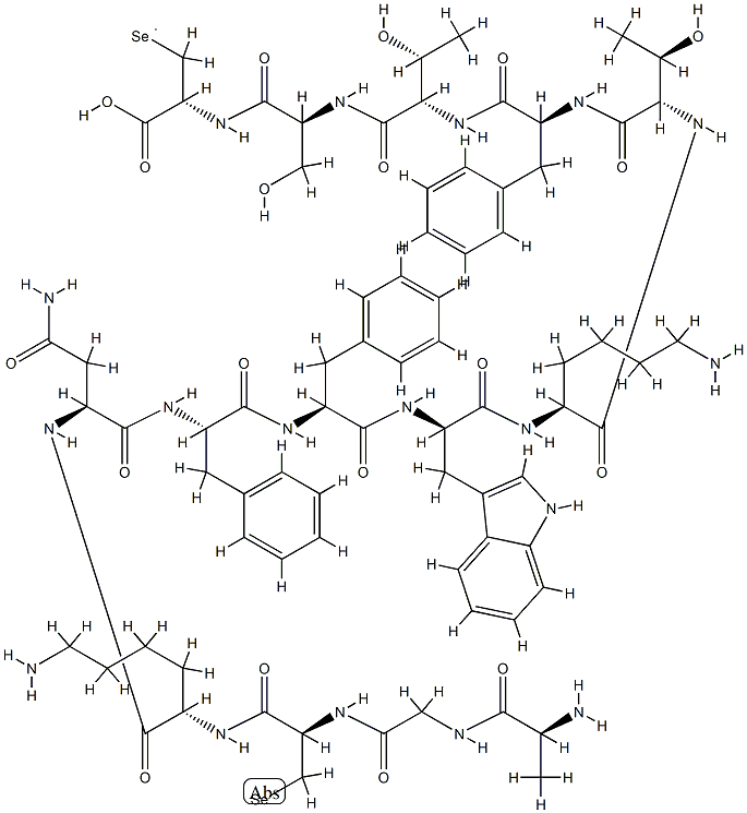 somatostatin, seleno-Cys(3,14)-Trp(8)- CAS#: 77201-60-6