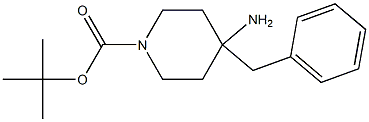 tert-butyl 4-amino-4-benzylpiperidine-1-carboxylate CAS#: 741687-09-2