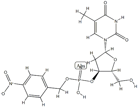 thymidyl 3'-(4-nitrophenyl)phosphorothioate CAS#: 76756-12-2