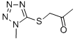 1-((1-Methyl-1H-tetrazol-5-yl)thio)-2-propanone CAS#: 80087-26-9