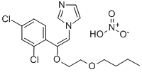 1-(2-(2-Butoxyethoxy)-2-(2,4-dichlorophenyl)ethenyl)-1H-imidazole nitr ate CAS#: 83621-08-3
