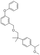 1-((2-(4-(1-Methoxyethyl)phenyl)-2-methylpropoxy)methyl)-3-phenoxybenz ene CAS#: 80853-89-0