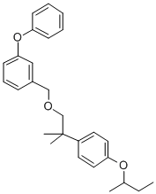 1-((2-(4-(1-Methylpropoxy)phenyl)-2-methylpropoxy)methyl)-3-phenoxyben zene CAS#: 80874-15-3