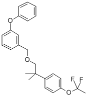 1-((2-(4-(1,1-Difluoroethoxy)phenyl)-2-methylpropoxy)methyl)-3-phenoxy benzene CAS#: 80853-82-3