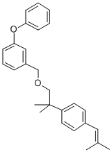 1-((2-(4-(2-Methyl-1-propenyl)phenyl)-2-methylpropoxy)methyl)-3-phenox ybenzene CAS#: 80853-93-6