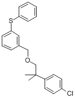 1-((2-(4-Chlorophenyl)-2-methylpropoxy)methyl)-3-(phenylthio)benzene CAS#: 80843-67-0