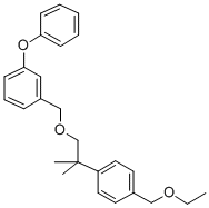 1-((2-(4-(Ethoxymethyl)phenyl)-2-methylpropoxy)methyl)-3-phenoxybenzen e CAS#: 80853-85-6