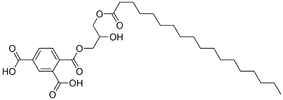 1-[2-hydroxy-3-[(1-oxooctadecyl)oxy]propyl] dihydrogen benzene-1,2,4-tricarboxylate CAS#: 85098-97-1