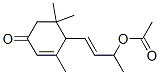 1-(2,6,6-trimethyl-4-oxocyclohex-2-enyl)buten-3-yl acetate CAS#: 84551-78-0