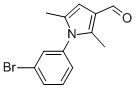1-(3-BROMOPHENYL)-2,5-DIMETHYL-1H-PYRROLE-3-CARBALDEHYDE CAS#: 812642-64-1