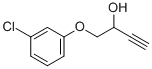 1-(3-Chlorophenoxy)-3-butyn-2-ol, 97% CAS#: 86912-84-7