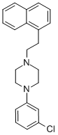 1-(3-Chlorophenyl)-4-(2-(1-naphthalenyl)ethyl)piperazine CAS#: 82205-87-6