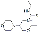 1-(3-ethoxy-2-morpholin-4-yl-propyl)-3-ethyl-thiourea CAS#: 86398-90-5