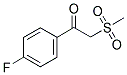 1-(4-FLUOROPHENYL)-2-(METHYLSULFONYL)-1-ETHANONE CAS#: 82652-17-3