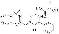 1-((4,4-Dimethyl-4H-1,3-benzothiazin-2-yl)methyl)-3-phenyl-2-piperazin one oxalate CAS#: 81735-48-0