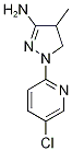 1-(5-chloro-2-pyridinyl)-4-methyl-4,5-dihydro-1H-pyrazol-3-amine CAS#: 85964-18-7