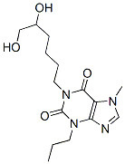 1-(5,6-dihydroxyhexyl)-7-methyl-3-propyl-purine-2,6-dione CAS#: 86257-05-8