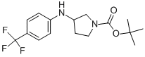 1-BOC-3-(4-TRIFLUOROMETHYL-PHENYLAMINO)-PYRROLIDINE CAS#: 816468-48-1