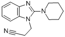 1-Benzimidazolepropionitrile, 2-piperidino- CAS#: 85145-38-6