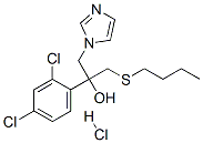 1-Butylsulfanyl-2-(2,4-dichlorophenyl)-3-imidazol-1-yl-propan-2-ol hydrochloride CAS#: 89433-57-8