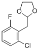 1-CHLORO-3-FLUORO-2-(1,3-DIOXOLAN-2-YLMETHYL)BENZENE CAS#: 842124-01-0