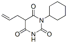 1-Cyclohexyl-5-(2-propenyl)barbituric acid CAS#: 890-05-1