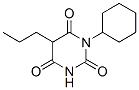 1-Cyclohexyl-5-propyl-2,4,6(1H,3H,5H)-pyrimidinetrione CAS#: 890-04-0