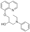 1-(Ethylphenylamino)-3-(8-quinolinyloxy)-2-propanol CAS#: 85239-27-6