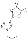1-ISOBUTYL-4-(4,4,5,5-TETRAMETHYL-1,3,2-DIOXABOROLAN-2-YL)-1H-PYRAZOLE CAS#: 827614-66-4