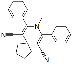1-Methyl-2,6-diphenyl-4,4-tetramethylene-1,4-dihydropyridine-3,5-dicar bonitrile CAS#: 83078-30-2