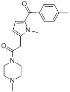 1-Methyl-4-((1-methyl-5-(4-methylbenzoyl)-1H-pyrrol-2-yl)acetyl)pipera zine CAS#: 87344-19-2