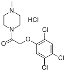 1-Methyl-4-((2,4,5-trichlorophenoxy)acetyl)piperazine hydrochloride CAS#: 86746-03-4