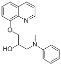 1-(Methylphenylamino)-3-(8-quinolinyloxy)-2-propanol CAS#: 85239-26-5