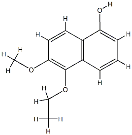 1-Naphthalenol,5-ethoxy-6-methoxy-(9CI) CAS#: 812646-82-5