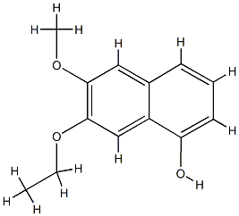 1-Naphthalenol,7-ethoxy-6-methoxy-(9CI) CAS#: 812646-87-0