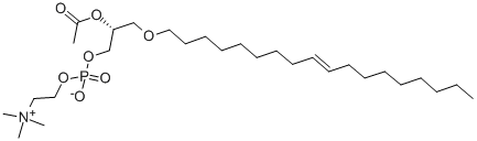 1-O-(CIS-9-OCTADECENYL)-2-O-ACETYL-SN-GLYCERO-3-PHOSPHOCHOLINE CAS#: 85966-90-1
