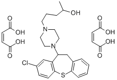 1-Piperazinebutanol, 4-(8-chloro-10,11-dihydrodibenzo(b,f)thiepin-10-y l)-alpha-methyl-, (Z)-2-butenedioate (1:2) CAS#: 86499-16-3