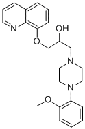 1-Piperazineethanol, 4-(2-methoxyphenyl)-alpha-((8-quinolinyloxy)methy l)- CAS#: 85239-24-3